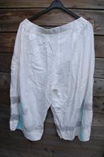 Broek creme/ aqua Kekoo mt 4(52/54) Vaste prijs, Beige, Ophalen of Verzenden, Zo goed als nieuw, Kekoo