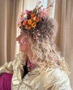 Glitter Haarband met Bloemen, Kleding | Dames, Hoeden en Petten, Ophalen of Verzenden, Nieuw, One size fits all, Hoed