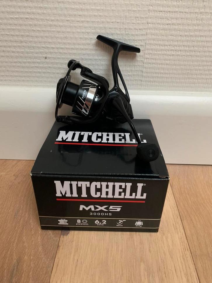 Nieuwe Mitchell MX5 3000 HS molen, 8 lagers, Watersport en Boten, Hengelsport | Roofvissen, Nieuw, Molen, Ophalen of Verzenden