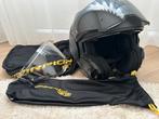 Scorpion EXO-TECH Carbon helm + Sena SF4 Dual – complete set, Overige merken, Systeemhelm, Dames, Ophalen of Verzenden