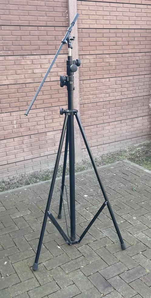 Microfoon K&M statief en Sennheiser statief draagtas, Muziek en Instrumenten, Standaards, Zo goed als nieuw, Muziekstandaard, Microfoon