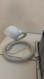 Vintage Snake Lamp - wit, Huis en Inrichting, Lampen | Tafellampen, Ophalen of Verzenden, Gebruikt