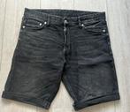 Spijker korte broek H&M zwart maat 34, Ophalen of Verzenden, Zo goed als nieuw, Zwart, W33 - W34 (confectie 48/50)
