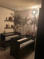 Ledikant Europe Baby Vittoria III zwart, Ophalen of Verzenden, Zo goed als nieuw, Minder dan 140 cm, Matras