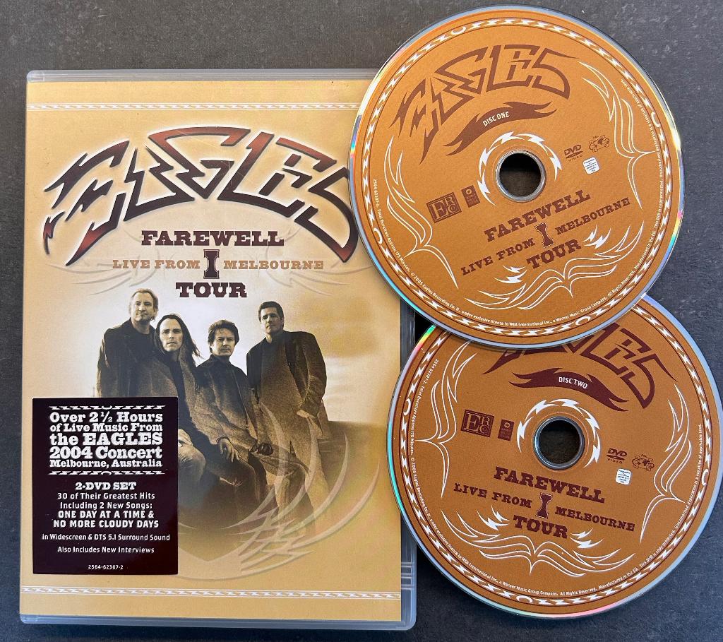 EAGLES - Farewell I Tour: Live in Melbourne ( 2 DVDs ), Vanaf 16 jaar, Ophalen of Verzenden, Zo goed als nieuw, Muziek en Concerten