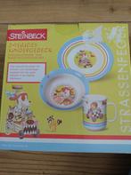 *Nieuw* kinderservies: bord, bakje, beker. Porselein, Ophalen of Verzenden, Nieuw