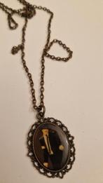 Michael Jackson Hanger Ketting, Ophalen of Verzenden, Bruin, Overige materialen