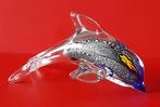 Dolfijn van glas zeer kleurrijk, Verzamelen, Beelden en Beeldjes, Ophalen of Verzenden, Zo goed als nieuw, Dier