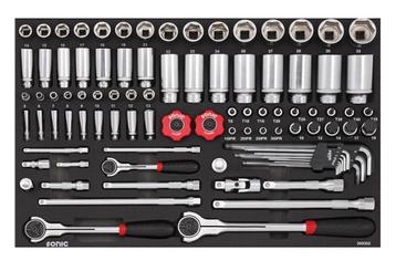 SONIC doppenset 1/4"+ 3/8" + 1/2" metrisch 93-delig SFS beschikbaar voor biedingen