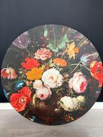 Rond Canvas Schilderij Bloemen, Antiek en Kunst, Kunst | Schilderijen | Klassiek, Ophalen