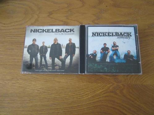 Nickelback - Someday promo en Gotta Be Somebody 2 CD Singles, Cd's en Dvd's, Cd Singles, Zo goed als nieuw, Rock en Metal, 2 t/m 5 singles