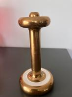 Solide kandelaar met veermechanisme, Ophalen of Verzenden, Koper of Brons