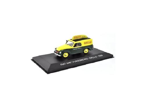 Fiat 500C FURGONCINO RIELLO, Hobby en Vrije tijd, Modelauto's | 1:43, Nieuw, Auto, Overige merken, Ophalen of Verzenden