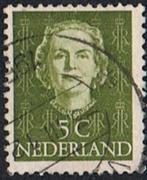 Nederland serie Juliana gestempeld EN FACE uit 1949/1951, Postzegels en Munten, Postzegels | Nederland, Verzenden, Na 1940, Gestempeld