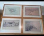 ⚠️nu alle 4 voor 5.000 ❗️4 Frank Lloyd Wright Lithografieën., Ophalen of Verzenden