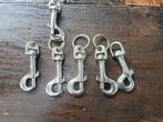 Musketon haken, 6 stuks., Watersport en Boten, Ophalen, Zo goed als nieuw, Toebehoren, Minder dan 15 m²