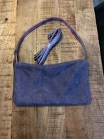 Paarse glitter handtas, Sieraden, Tassen en Uiterlijk, Tassen | Damestassen, Ophalen of Verzenden, Zo goed als nieuw, Paars, Handtas