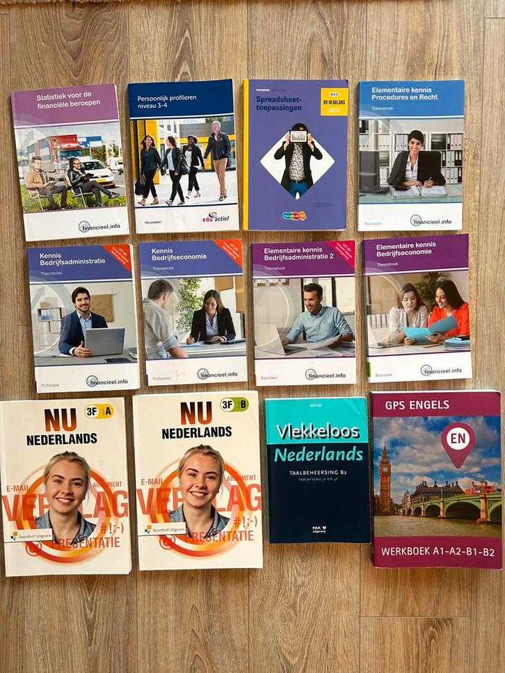 MBO 3/4 Schoolboeken Bedrijfsadministratie, Boeken, Studieboeken en Cursussen, Gelezen, MBO, Ophalen of Verzenden