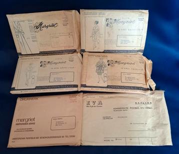  Vintage jaren '50 en '60 naaipatronen Margriet en Eva beschikbaar voor biedingen