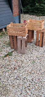 Oude Fruitkisten - Set van 6 stuks, Ophalen, Gebruikt, 50 tot 75 cm, Minder dan 35 cm