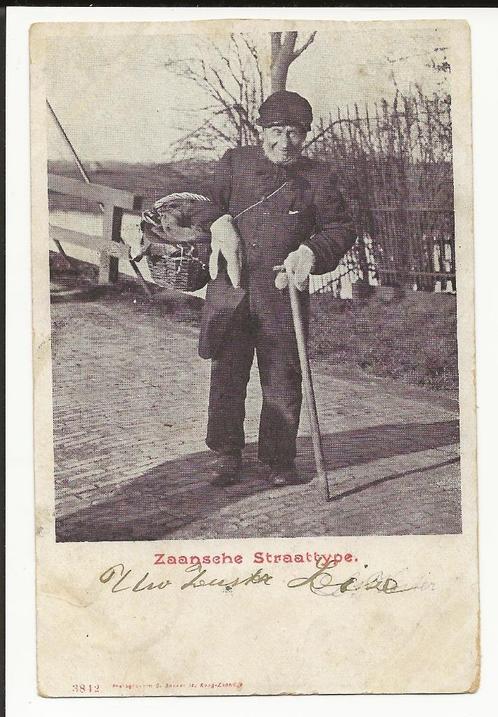 Zaandam, Assendelft, Straattype, Volkstype, Volksleven, Verzamelen, Ansichtkaarten | Nederland, Noord-Holland, Voor 1920, Verzenden