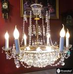 Kristallen kroonluchter swarovski - 6 arms kandelaars retro