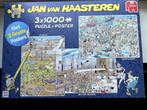 Jan van Haasteren Puzzel	3x1000 stukjes - Olympic, NewYork.., Ophalen of Verzenden, Meer dan 1500 stukjes, Zo goed als nieuw, Legpuzzel