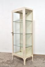 Vintage apothekerskast medicijnkast stalen vitrinekast 60s, Ophalen of Verzenden, Gebruikt