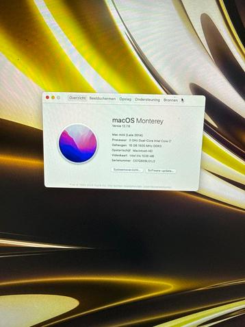 Mac Mini (Late 2014) - 16GB RAM - 500GB SSD beschikbaar voor biedingen