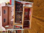 houten poppenhuis met meubeltjes, Verzamelen, Poppenhuizen en Toebehoren, Ophalen, Gebruikt