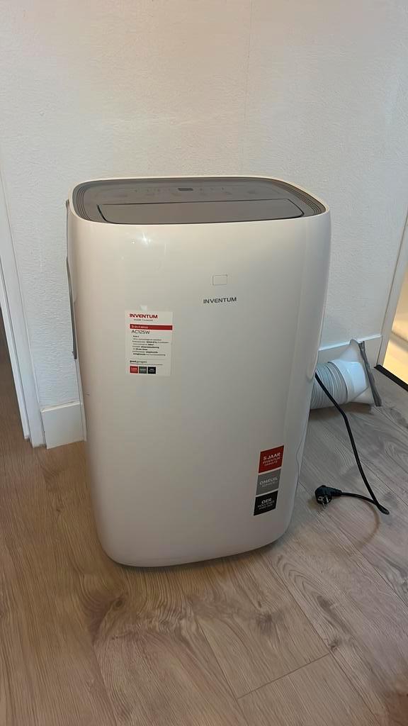 Inventum AC125W/01 mobiele airco, Witgoed en Apparatuur, Airco's, Zo goed als nieuw, Mobiele airco, Minder dan 60 m³, 3 snelheden of meer