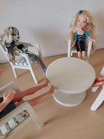 Houten tuinset voor de poppen., Ophalen of Verzenden, Zo goed als nieuw, Pop