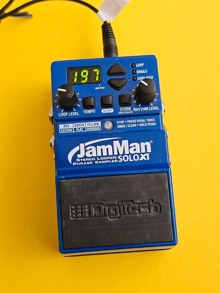 Digitech JamMan Solo XT Looper Pedal, Muziek en Instrumenten, Effecten, Zo goed als nieuw, Delay of Echo, Overige typen, Ophalen of Verzenden