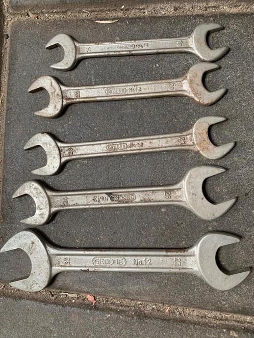 Gedore Steeksleutelset  (grote maten), Auto diversen, Autogereedschap, Gebruikt, Ophalen