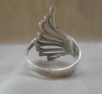 Zilveren modernist ring maat 21.25 nr.549, Sieraden, Tassen en Uiterlijk, Ringen, 20 of groter, Verzenden, Zo goed als nieuw, Dame