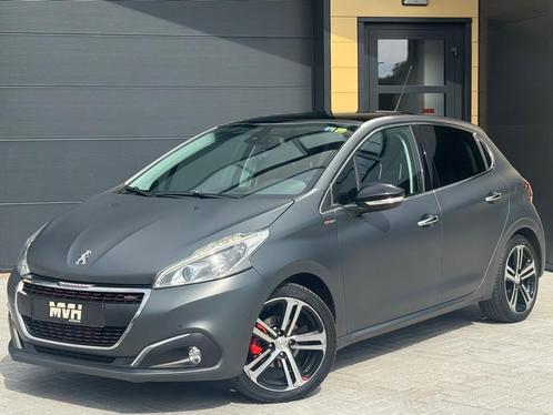Peugeot 208 1.2 PureTech GT-line - Automaat - Mat - Pano - C, Auto's, Peugeot, Bedrijf, Te koop, ABS, Achteruitrijcamera, Airbags