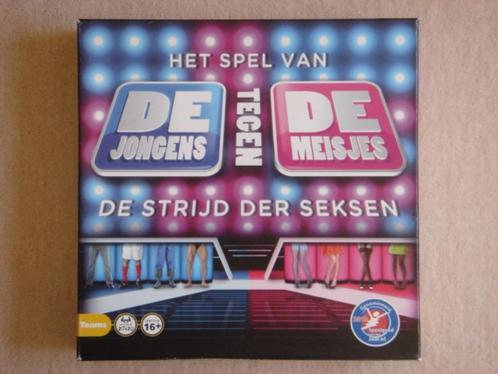 LEUK: DE JONGENS tegen DE MEISJES: De strijd der seksen, Hobby en Vrije tijd, Gezelschapsspellen | Bordspellen, Nieuw, Drie of vier spelers