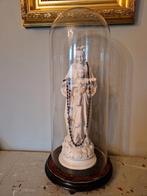 Antiek groot Mariabeeld met kind onder stolp, Antiek en Kunst, Antiek | Religie, Ophalen