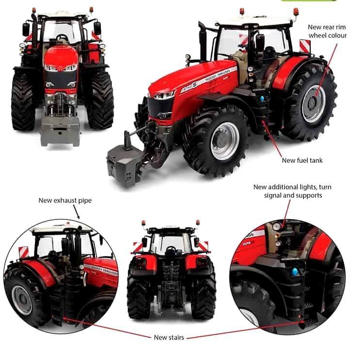 Massey Ferguson 8740S (2019), Hobby en Vrije tijd, Modelauto's | 1:32, Nieuw, Tractor of Landbouw, Universal Hobbies, Ophalen of Verzenden