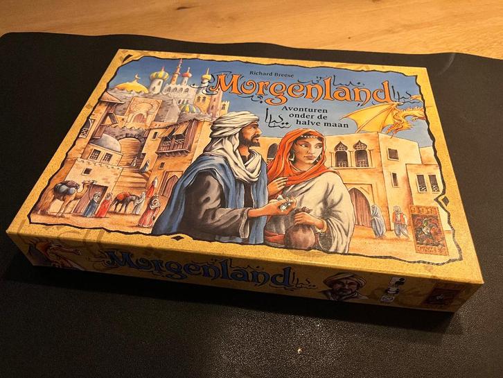 999 Games - Morgenland bordspel, Hobby en Vrije tijd, Gezelschapsspellen | Bordspellen, Zo goed als nieuw, Drie of vier spelers