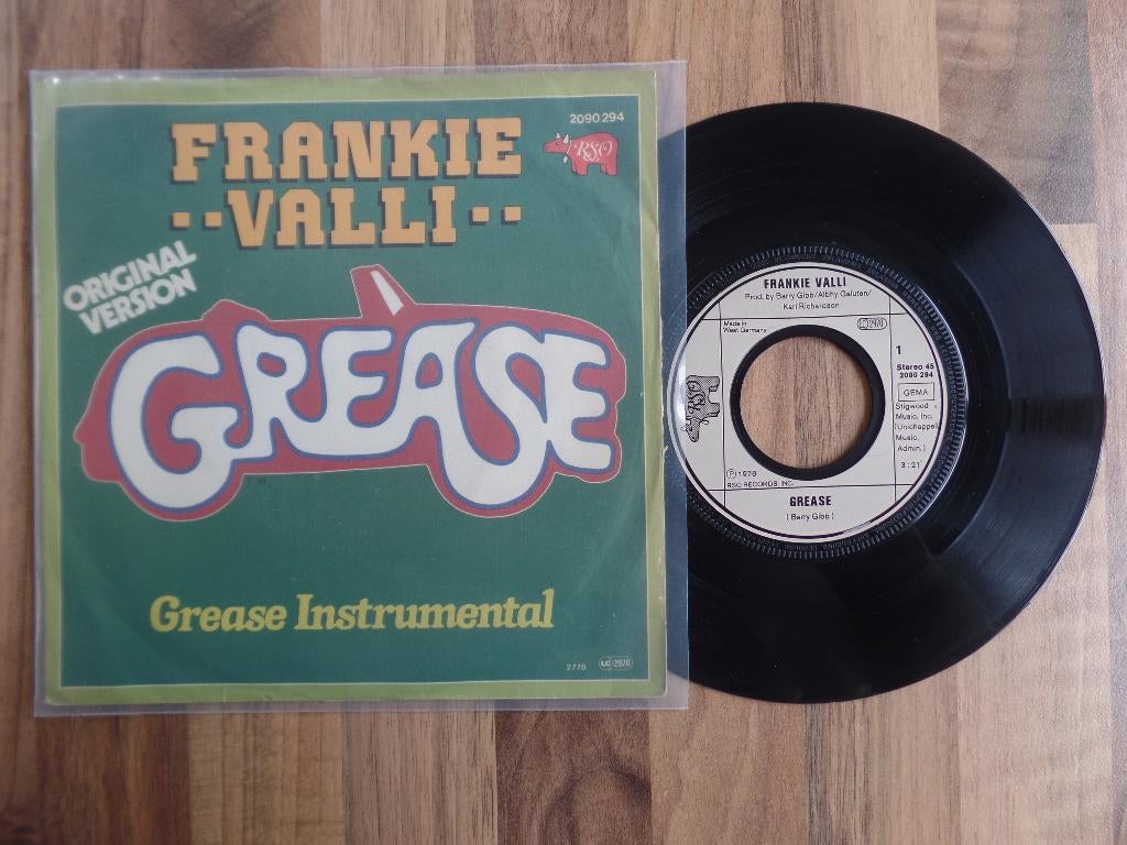 single  Frankie Valli - Grease, Cd's en Dvd's, Vinyl Singles, Gebruikt, 7 inch, Single, Ophalen of Verzenden