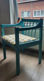 Mooie vintage stoel, Huis en Inrichting, Ophalen, Gebruikt, Blauw, Eén