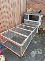 Ferplast konijnenhok + losse ren, Dieren en Toebehoren, Ophalen, 90 cm of meer, Hok, 110 cm of meer
