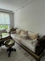 Mooie marokkaanse sedari/banken compleet, Ophalen, Zo goed als nieuw