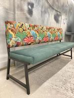 stalen eettafel bank met stoffering naar wens, Overige maten, Minder dan 75 cm, Scandinavisch, Ophalen of Verzenden