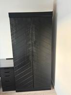 Woood Kledingkast 2 deurs Visgraat, Ophalen, Gebruikt, 100 tot 150 cm, 150 tot 200 cm