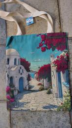 Nieuw stevige schoudertas stof 2 zijden bedrukt, Verzenden, Nieuw, Schoudertasje