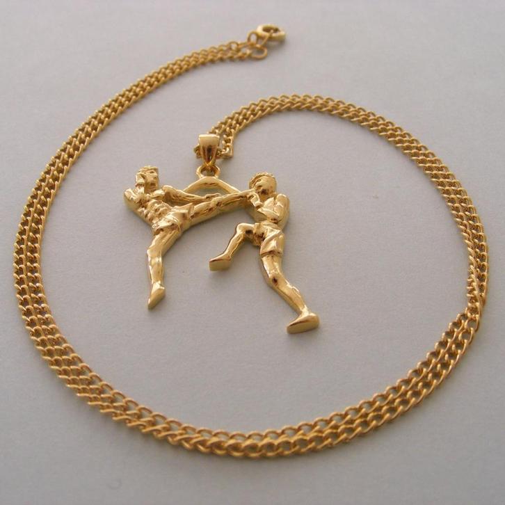 kickboksen muay thai boksen hangers double / zilver -25%, Sport en Fitness, Vechtsporten en Zelfverdediging, Nieuw, Overige, Maat XL