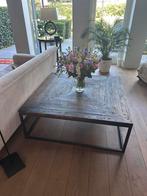 Salontafel van gerecycled hout en metaal - 120€, Ophalen, Gebruikt, 100 tot 150 cm, 50 tot 100 cm