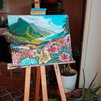 Hawaiiaans Landschap, Hobby en Vrije tijd, Schilderen, Ophalen of Verzenden, Nieuw, Acrylverf